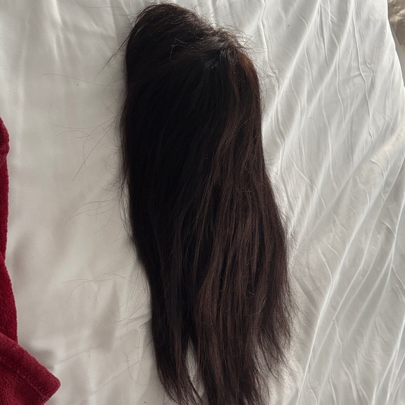 Natural Black straight human Hair wig 16/18” - Picture 3 of 16